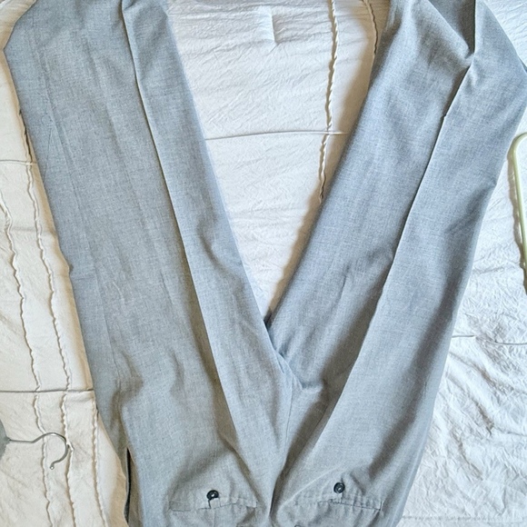 Banana Republic - Two Pair Men’s Dress Pants, 30x30 Tailored Slim Fit, Navy,Gray - Picture 7 of 10